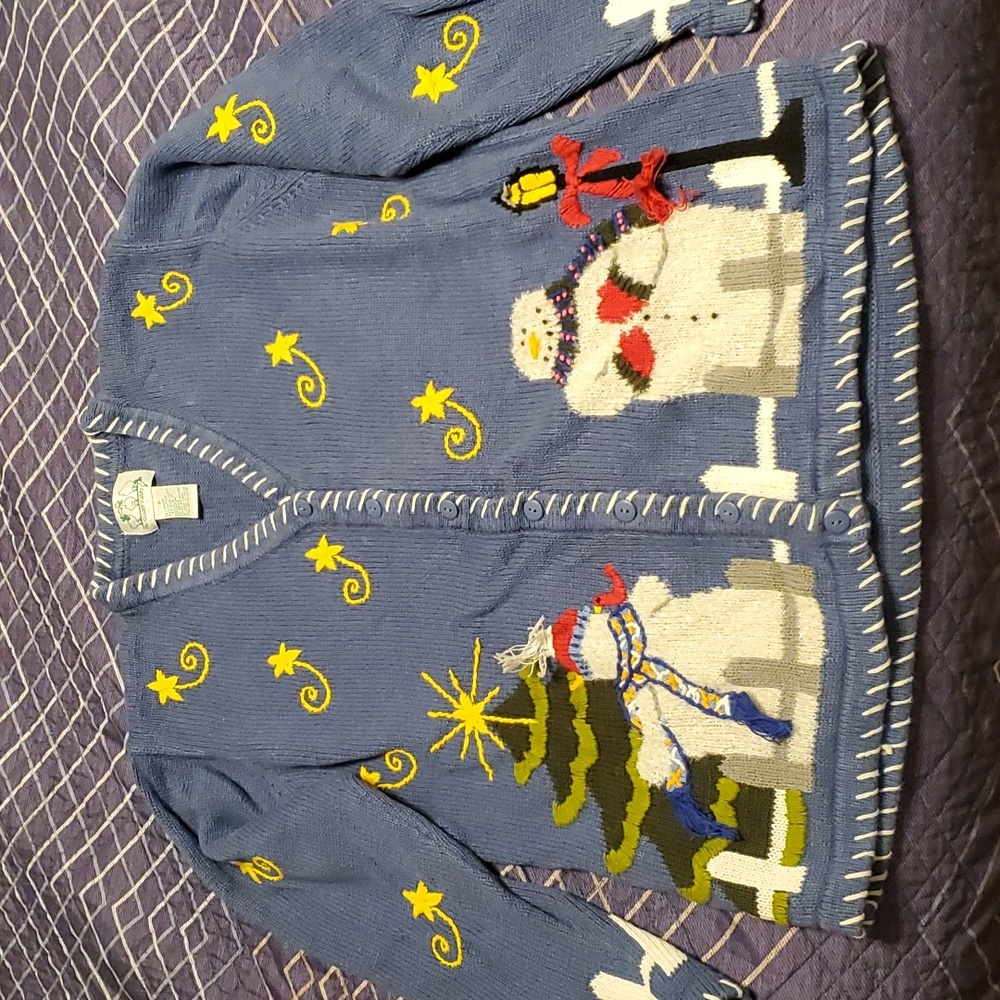 Quacker factory snowman sweater